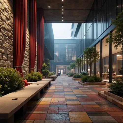 landscape design sydney,courtyards,atriums,walkway,courtyard,render,3d rendering,atrium,breezeway,landscape designers sydney,garden design sydney,patios,andaz,lobby,corten steel,inside courtyard,wintergarden,landscaped,patio,pedway