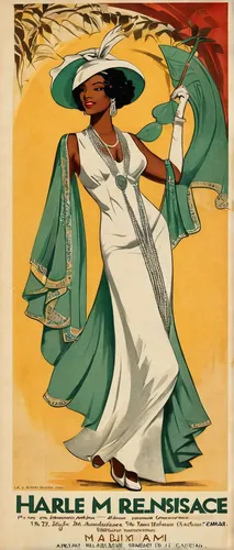 art deco woman,travel poster,suffragette,film poster,advertisement,art nouveau design,vintage illustration,italian poster,ethel barrymore - female,vintage advertisement,poster,magazine cover,african american woman,the hat of the woman,cover,vintage women,crème de menthe,harlem,the hat-female,vintage print,Illustration,Realistic Fantasy,Realistic Fantasy 21