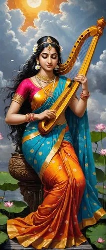 saraswati,sarasvati,thyagaraja,saraswathy,saraswathi,saraswats,panchami,veena,shakuntala,sarasaviya,praveena,radha,margazhi,aradhana,janmastami,revati,sulakshana,poornima,navarathri,krishnaveni,Conceptual Art,Fantasy,Fantasy 15