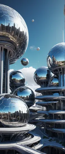 futuristic landscape,futuristic architecture,futuristic art museum,sky space concept,solar cell base,scifi,futuristic,alien world,sci fi,terraforming,alien planet,sci - fi,sci-fi,spheres,utopian,space port,sci fiction illustration,alien ship,spaceship space,airships,Illustration,Abstract Fantasy,Abstract Fantasy 01