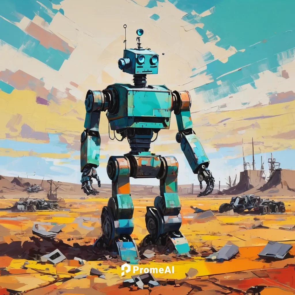 A robot is programmed to remove hazardous waste in a post-apocalyptic wasteland.,robot icon,robot,mech,robotic,robotics,bot,minibot,robots,bot icon,droid,robot in space,mecha,industrial robot,bolt-004