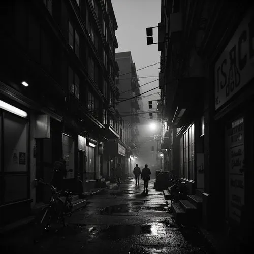 film noir,blind alley,noir,dishonored,alleyway,alley,sidestreet,tangiers,alleyways,carriedo,lluvia,walking in the rain,heavy rain,darktown,blackandwhitephotography,sidestreets,rue,nocturnes,notturno,soho