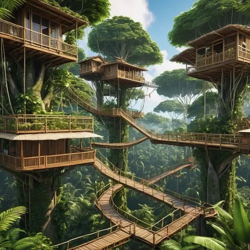 tree house hotel,treehouses,tree top path,tree house,ecotopia,treehouse,Photography,General,Realistic