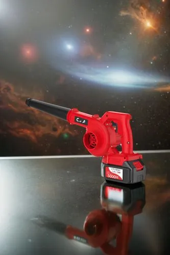 黑色科技背景，在太空中，产品摆放在摆台上，有科幻的感觉，,handheld power drill,red stapler,rechargeable drill,hammer drill,site camera gun,power drill,makita cordless impact wrench,power tool,impact wrench,impact drill,cordless s