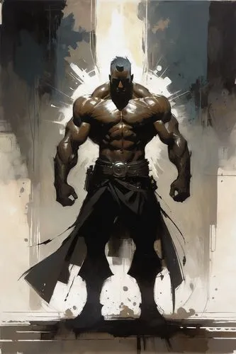 darkseid,balrog,colossus,punisher,midnighter,shadowmen,blade,darkman,berserker,executioner,batsuit,endeavor,fury,fullmetal,ghul,shadowman,bane,warlord,god of thunder,spawn,Conceptual Art,Fantasy,Fantasy 10