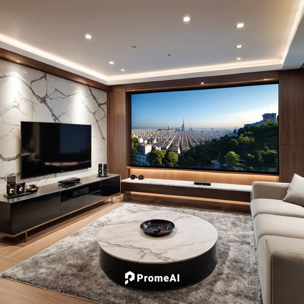 home theater system,entertainment center,modern living room,home cinema,living room modern tv,livingroom,living room,luxury home interior,modern decor,bonus room,family room,tv cabinet,projection scre