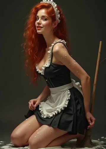 redhead doll,redhair,rasputina,the sea maid,pin-up model,redhead