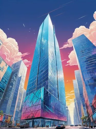 skycraper,skyscraping,cybercity,sky city,urbis,glass building,citicorp,skyscraper,megapolis,supertall,skyscrapers,sky space concept,the skyscraper,megacorporation,firstcity,skyreach,futuristic architecture,citycell,sky apartment,cybertown,Illustration,Realistic Fantasy,Realistic Fantasy 39