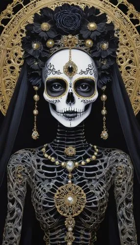 la calavera catrina,la catrina,calavera,catrina calavera,day of the dead skeleton,calaverita sugar,dia de los muertos,day of the dead frame,death god,el dia de los muertos,vanitas,voodoo woman,dance of death,skull bones,muerte,vestment,skull sculpture,day of the dead,masquerade,catrina,Illustration,Abstract Fantasy,Abstract Fantasy 04