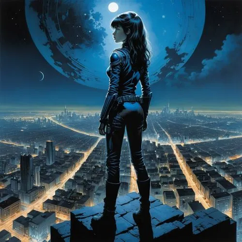 sci fiction illustration,hurlant,selene,neuromancer,jablonsky,struzan,alita,eridani,starsia,homeworlds,romanoff,sci fi,europacorp,futuregen,laureline,starova,cosmogirl,birds of prey-night,science fiction,space art,Conceptual Art,Daily,Daily 09