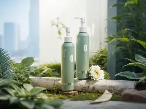 不要生成其他产品，前景清晰，其他不要动,lavander products,flower essences,natural perfume,natural cosmetics,natural product,vacuum flask,spa items,natural oil,glass bottles,home fragrance,oxygen bottle,massage oil,glass 