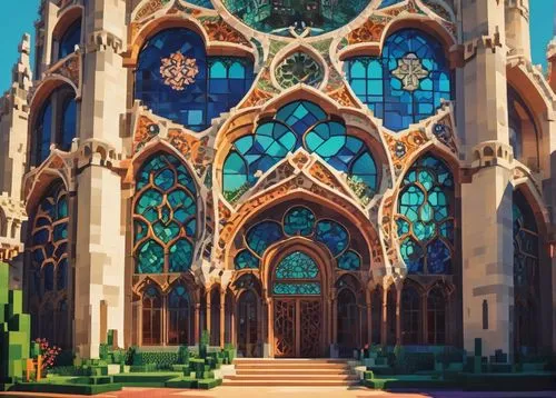 gaudi,sagrada,cathedral,sagrada familia,notredame,duomo,barcelona,notre dame,stained glass windows,gothic church,portal,gesu,stained glass,cathedrals,bcn,valencia,basilica,the cathedral,nidaros cathedral,eixample,Unique,Pixel,Pixel 03