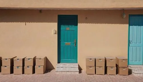 doorsteps,storeship,letterboxes,blue doors,storehouses,marrakesh,Photography,General,Realistic