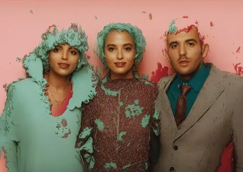 three people are standing next to each other,cake smash,peptides,dadlani,colorants,yemenite,polygyny,Photography,Artistic Photography,Artistic Photography 05