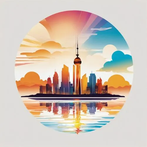 shanghai,vector graphic,gradient effect,lujiazui,vector illustration,dubia,lumpur,soundcloud logo,colorful city,city skyline,vector image,background vector,burj,skyline,united arab emirates,tianjin,world digital painting,fantasy city,vector graphics,guangzhou,Unique,Design,Logo Design