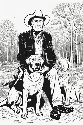 chesapeake bay retriever,livestock guardian dog,coloring page,piasecki hup retriever,gundogmus,dog line art,companion dog,labrador,farmer in the woods,labrador retriever,dog illustration,hunting dogs,coloring pages,farmer,service dogs,bruno jura hound,teddy roosevelt terrier,cowboy beans,human and animal,fila brasileiro,Illustration,Vector,Vector 11