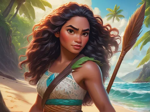 moana,polynesian girl,polynesian,tiana,polynesia,fantasy portrait,kalua,farofa,luau,jasmine,tahiti,rosa ' amber cover,hula,oceania,beach background,aloha,portrait background,mowgli,sultana,south pacific,Conceptual Art,Fantasy,Fantasy 03