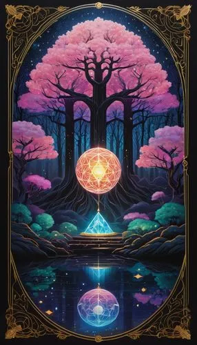 yggdrasil,nidularium,magic tree,astral traveler,loa,ozora,mushroom landscape,akashic,shambhala,mirror of souls,arboreum,legendarium,alchemic,kaleidoscape,oracular,majora,fairy world,libra,mantra om,arbor,Illustration,Realistic Fantasy,Realistic Fantasy 08