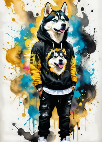 shiba,furta,huskies,husky,wolf,wolf bob,wild dog,dogecoin,hip-hop,furry,hiphop,hoodie,street dog,custom portrait,canine,kids illustration,hip hop,shiba inu,dog illustration,young dog,Conceptual Art,Fantasy,Fantasy 20