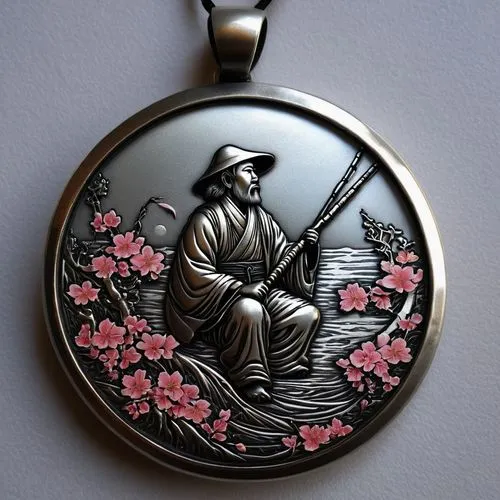 bodhidharma,masamori,zhuangzi,nembutsu,masashige,medallion,vajrasattva,yi sun sin,daimyos,mengzi,confucianist,floral japanese,shunju,yasunobu,medicine icon,enamelled,kusarigama,zhaolin,pendant,hokusai,Conceptual Art,Fantasy,Fantasy 17