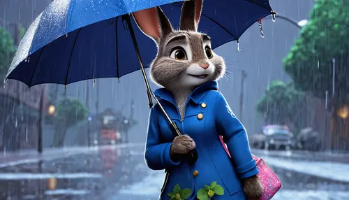 peter rabbit,raincoat,walking in the rain,in the rain,rainy day,jack rabbit,rainy,thumper,rainy weather,jackrabbit,gray hare,cute cartoon character,rain suit,raindops,european rabbit,bunny,cute cartoon image,rabbit,heavy rain,rain,Photography,Fashion Photography,Fashion Photography 22