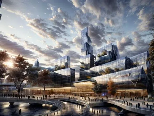 hudson yards,barangaroo,futuristic architecture,hongdan center,tianjin,hafencity,elbphilharmonie,autostadt wolfsburg,hoboken condos for sale,sky space concept,the dubai mall entrance,glass facade,futuristic art museum,largest hotel in dubai,pudong,shanghai,financial district,mixed-use,kirrarchitecture,costanera center