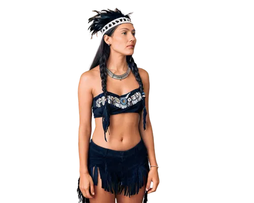 Native American, traditional clothing, feather headdress, braided hair, bold facial features, strong jawline, weathered skin, simple necklace, leather loincloth, moccasins, standing, proud posture, so