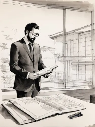 cortazar,crittall,frame drawing,sketchup,revit,autodesk,architect,modern office,rotoscope,structural engineer,draughtsman,storyboard,berkovits,salvador guillermo allende gossens,bunshaft,yamasaki,storyboards,naipaul,matruschka,office line art,Illustration,Paper based,Paper Based 30