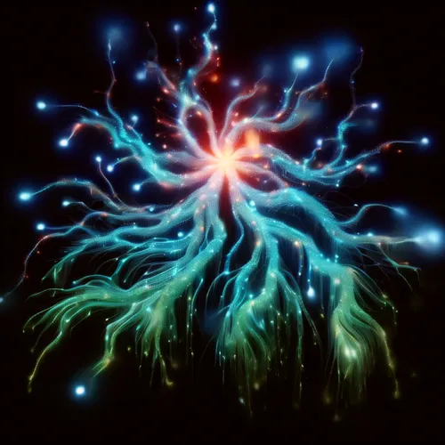 apophysis,nerve cell,plasma globe,neurons,divine healing energy,axons,plasma ball,colorful tree of life,neural pathways,tree of life,magic tree,synapse,spirit network,root chakra,heart chakra,flourish