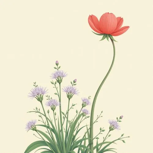 flowers png,anemone coronaria,flower background,flower illustration,flower illustrative,minimalist flowers