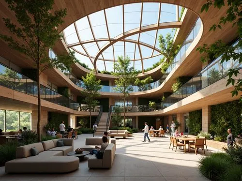 atriums,cupertino,atrium,embl,technion,wintergarden,schulich,masdar,school design,blavatnik,genzyme,hallward,daylighting,esade,genentech,streamwood,3d rendering,technopark,ucd,infosys