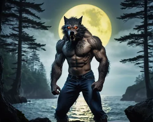 werewolve,werewolf,lycanthrope,lycanthropy,blackwolf,werewolves,wolfman,wolfsangel,lycanthropes,werwolf,howling wolf,lycan,wolffian,lycans,wolfen,wolfgramm,wolf,ealdwulf,wolfes,gray wolf,Illustration,Realistic Fantasy,Realistic Fantasy 19