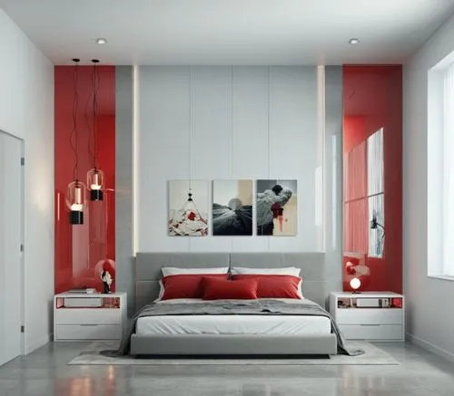 modern room,headboards,modern decor,red wall,bedroom,contemporary decor,search interior solutions,bedrooms,interior modern design,headboard,interior decoration,chambre,great room,interior design,guest room,danish room,red paint,light red,sleeping room,red tones,Photography,General,Realistic