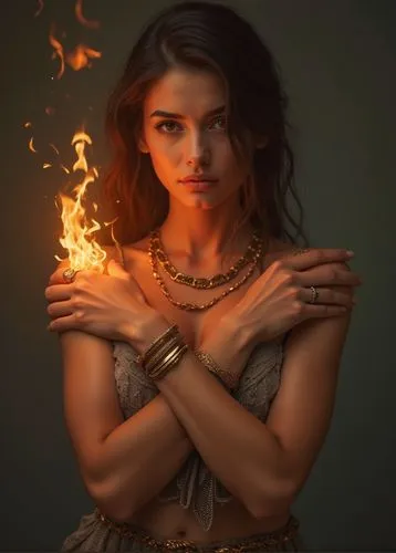 fantasy portrait,kahlan,fire artist,fireheart,fire dancer,fire siren,inara,fire angel,daenerys,seregil,fire heart,flame spirit,pyromaniac,fire eater,sorceress,firebrand,fiery,fantasy art,mystical portrait of a girl,fire background,Photography,General,Realistic