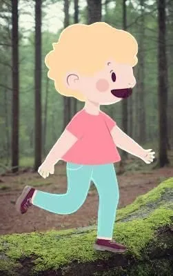 motzfeldt,hertzfeldt,cartoon forest,letterboxing,rotoscoping,tord,animating,female runner,vidalia,forest walk,little girl running,character animation,animatic,forest man,animatics,ballerina in the woods,animation,povenmire,running,rotoscoped