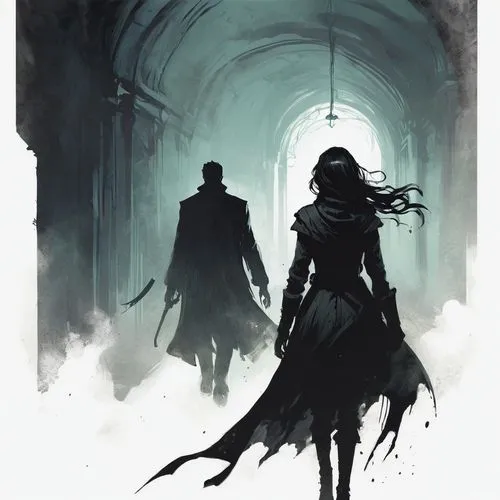 ravenloft,carnacki,shadowgate,dishonored,baskerville,shadowmen,cloaks,strahd,neverwhere,scythe,nightstalkers,lodgers,underworld,seregil,underdark,wights,specters,wraiths,couple silhouette,witchfinder