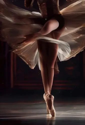 a woman ballet dancer is posing on the stage,pointes,pointe shoes,pointe,balletto,ballet,balanchine