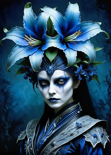 blue enchantress,blue rose,blue petals,blue flower,elven flower,blue hydrangea,blue flowers,widow flower,plumbago,blue bonnet,water lotus,faery,blue passion flower,blue butterfly,faerie,sacred lotus,blue passion flower butterflies,blue chrysanthemum,blue peacock,fantasy art,Conceptual Art,Sci-Fi,Sci-Fi 02