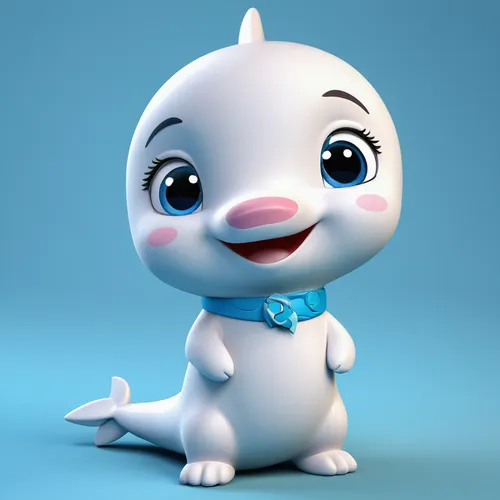 cute cartoon character,3d model,cute cartoon image,3d rendered,cute animal,casper,disney baymax,olaf,3d render,cute baby,toy dog,anthropomorphized animals,bichon frisé,white dolphin,porcelaine,cinema 4d,delfin,3d figure,ori-pei,knuffig,Unique,3D,3D Character