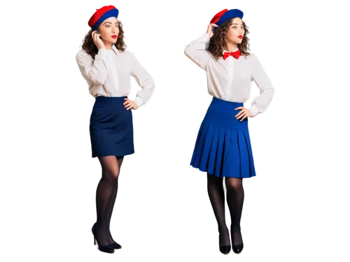 stewardesses,stewardess,berets,red and blue,delta sailor,beret,retro pin up girls,white blue red,red white blue,nihang,retro pin up girl,sailor,retro women,red blue wallpaper,bleues,guerette,retro woman,retro girl,patrouille,mouret,Art,Artistic Painting,Artistic Painting 38