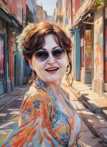 passyunk,varda,merari,kalthoum,enza,kirienko,vietnamese woman,ann margarett-hollywood,world digital painting,galata,lovinescu,szymborska,woman walking,jasinski,ybor,szubanski,haight,zoabi,zadora,abuela,Digital Art,Impressionism