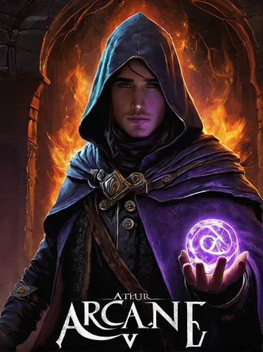 In a post-apocalyptic world, Arcane Vi is the last surviving mage and must find a way to restore magic and bring hope back to a desolate land.,arcanum,arc,collectible card game,ac ace,artifact,dane ax