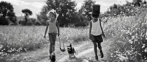 scarecrows,cattails,primitive dolls,stilts,stick children,little girls walking,cattail,stilt,hanging elves,horsetail family,walking dogs,children play,trekking poles,happy children playing in the forest,meadow play,arrosticini,slender,girl and boy outdoor,frankenweenie,foragers,Photography,Black and white photography,Black and White Photography 02