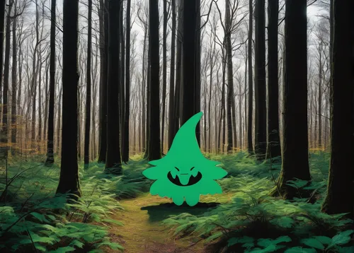 In a magical forest, dald is a mischievous sprite that loves playing pranks on unsuspecting travelers.,forest animal,forest background,cartoon forest,haunted forest,forest dragon,the forest fell,fores