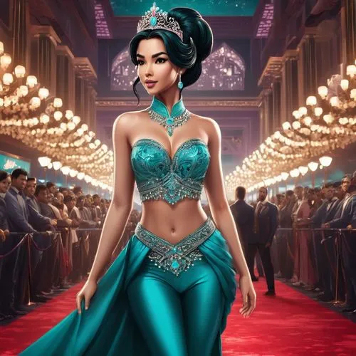 celestina,jasmine,oriental princess,jasmine blue,esmeralda,mastani,teal blue asia,tiana,eldena,lumidee,persia,zilin,orientalism,raja,sherine,sheherazade,orientalist,aladin,cinderella,belliraj,Conceptual Art,Fantasy,Fantasy 02