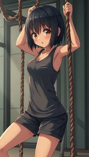 peni,hanging swing,empty swing,tenri,swing,tied up