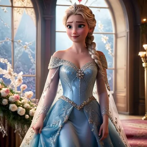 Walt Disney Pictures

Frozen ( Kinofilm CGI serie )

Königin Elsa ( Frozen )

Sie geht die stufen einer Treppe zum Königlichem Ballsaal hinunter,elsa,rapunzel,the snow queen,princess sofia,cinderella,