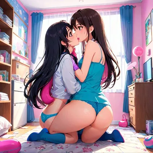 wlw,kimrin,tomoharu,girl kiss,nebria,homasho,liujiaxia,doujinshi,nuzzling,sapphic,moorii,bunmei,lesbos,kismayu,harunori,mios,asiaticas,making out,jasmila,hideyori,Anime,Anime,Realistic