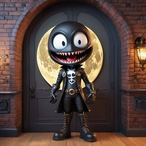 cute cartoon character,disney character,tux,mascot,cartoon character,scare crow,the mascot,anthropomorphized,mayor,dark suit,jolly roger,anthropomorphic,3d render,ventriloquist,halloween vector character,puppet,grim,jack,miguel of coco,3d rendered,Unique,3D,3D Character