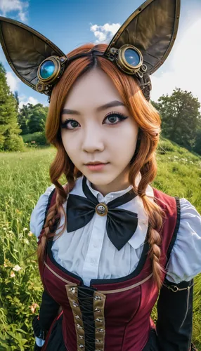 steampunk,cosplay image,hosana,solar,sujeonggwa,phuquy,cosplayer,stream,fairy tale character,garden-fox tail,bee,cheshire,honmei choco,steampunk gears,cosplay,geum,jangdokdae,elf,navi,wonderland,Photography,General,Realistic